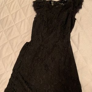 BLACK LACE DRESS